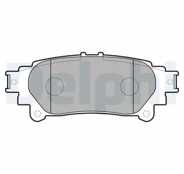 Sada brzdových destiček, kotoučová brzda DELPHI LP2196