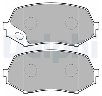 Sada brzdových destiček, kotoučová brzda DELPHI LP2208