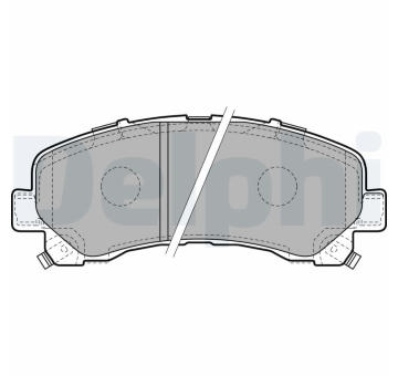 Sada brzdových destiček, kotoučová brzda DELPHI LP2229