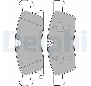 Sada brzdových destiček, kotoučová brzda DELPHI LP2275