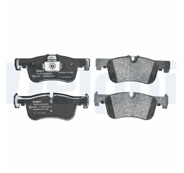Sada brzdových destiček, kotoučová brzda DELPHI LP2284
