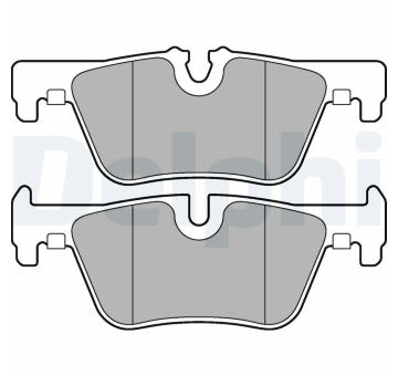 Sada brzdových destiček, kotoučová brzda DELPHI LP2286