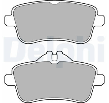 Sada brzdových destiček, kotoučová brzda DELPHI LP2443
