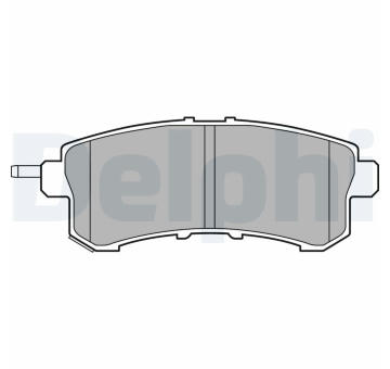 Sada brzdových destiček, kotoučová brzda DELPHI LP2447