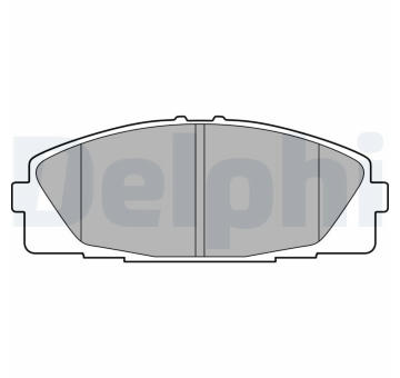 Sada brzdových destiček, kotoučová brzda DELPHI LP2473