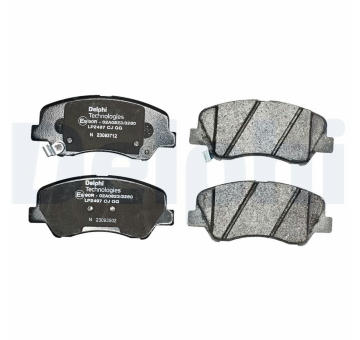 Sada brzdových destiček, kotoučová brzda DELPHI LP2497