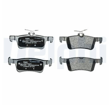 Sada brzdových destiček, kotoučová brzda DELPHI LP2503