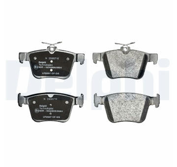 Sada brzdových destiček, kotoučová brzda DELPHI LP2697