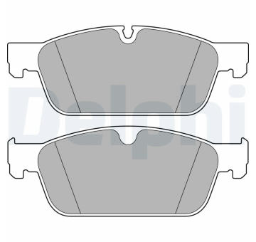 Sada brzdových destiček, kotoučová brzda DELPHI LP2705