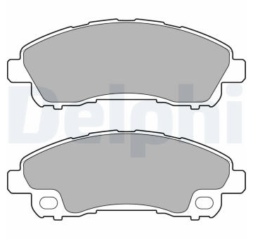 Sada brzdových destiček, kotoučová brzda DELPHI LP2716