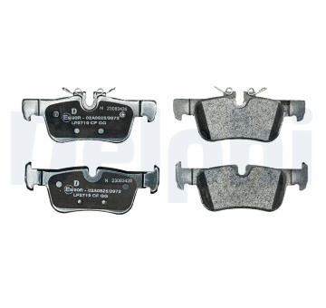 Sada brzdových destiček, kotoučová brzda DELPHI LP2719