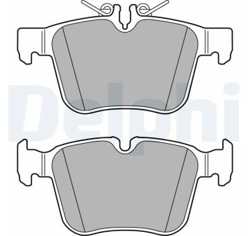 Sada brzdových destiček, kotoučová brzda DELPHI LP2763
