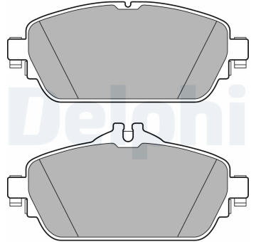 Sada brzdových destiček, kotoučová brzda DELPHI LP2764
