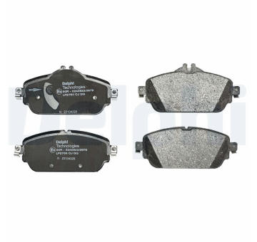 Sada brzdových destiček, kotoučová brzda DELPHI LP2764