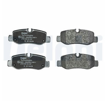 Sada brzdových destiček, kotoučová brzda DELPHI LP3139