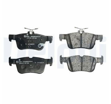 Sada brzdových destiček, kotoučová brzda DELPHI LP3151