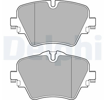 Sada brzdových destiček, kotoučová brzda DELPHI LP3182