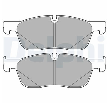 Sada brzdových destiček, kotoučová brzda DELPHI LP3188