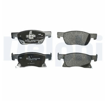 Sada brzdových destiček, kotoučová brzda DELPHI LP3238