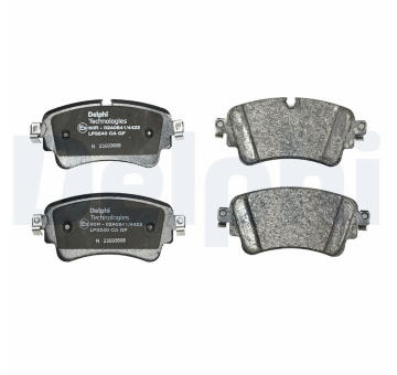Sada brzdových platničiek kotúčovej brzdy DELPHI LP3240