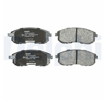 Sada brzdových destiček, kotoučová brzda DELPHI LP3245