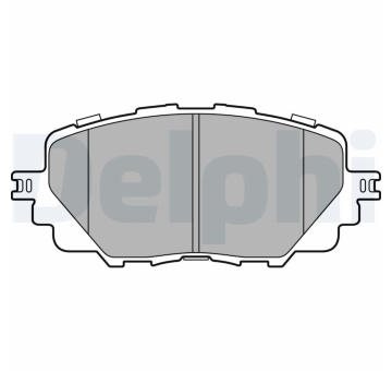Sada brzdových destiček, kotoučová brzda DELPHI LP3284