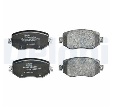 Sada brzdových destiček, kotoučová brzda DELPHI LP3306
