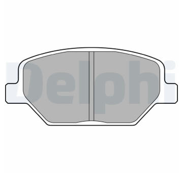 Sada brzdových destiček, kotoučová brzda DELPHI LP3474