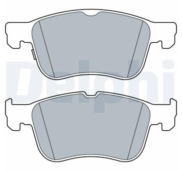 Sada brzdových destiček, kotoučová brzda DELPHI LP3520