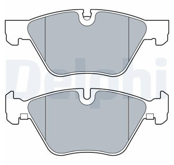 Sada brzdových destiček, kotoučová brzda DELPHI LP3534