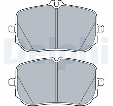 Sada brzdových destiček, kotoučová brzda DELPHI LP3539