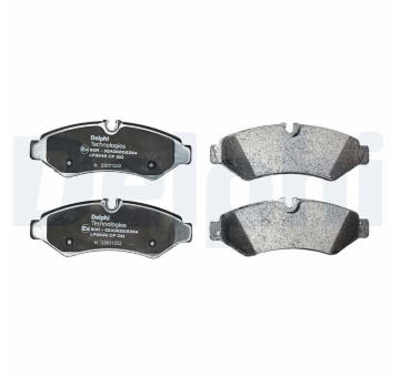 Sada brzdových destiček, kotoučová brzda DELPHI LP3549