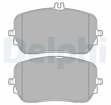 Sada brzdových destiček, kotoučová brzda DELPHI LP3603