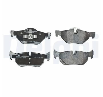 Sada brzdových destiček, kotoučová brzda DELPHI LP3618