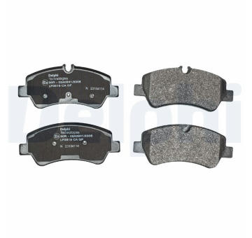 Sada brzdových destiček, kotoučová brzda DELPHI LP3619