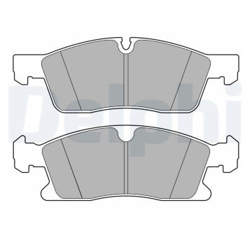 Sada brzdových destiček, kotoučová brzda DELPHI LP3628