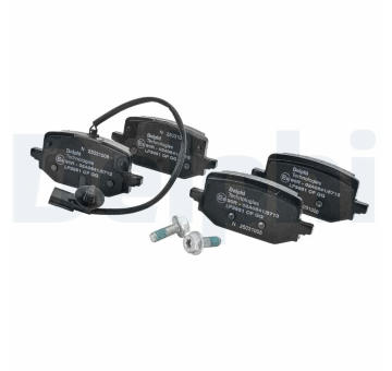 Sada brzdových destiček, kotoučová brzda DELPHI LP3951