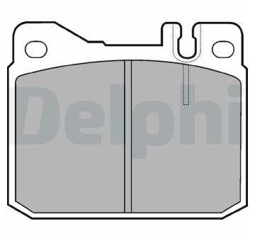 Sada brzdových destiček, kotoučová brzda DELPHI LP427