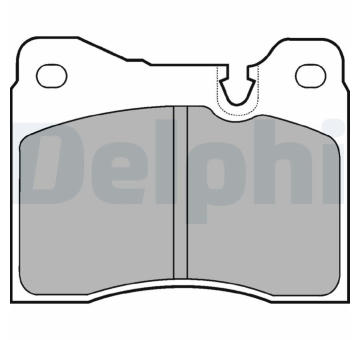 Sada brzdových destiček, kotoučová brzda DELPHI LP428