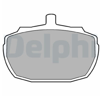 Sada brzdových destiček, kotoučová brzda DELPHI LP47