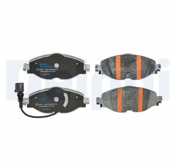 Sada brzdových destiček, kotoučová brzda DELPHI LP5006EV