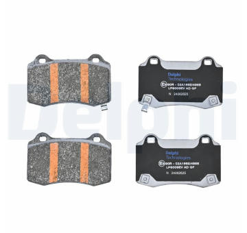 Sada brzdových destiček, kotoučová brzda DELPHI LP5009EV