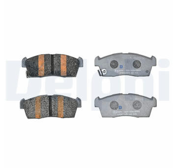 Sada brzdových destiček, kotoučová brzda DELPHI LP5010EV