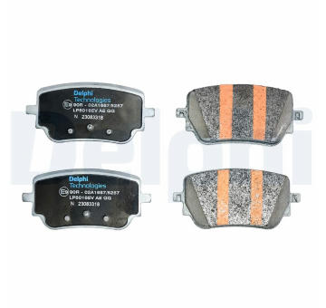 Sada brzdových destiček, kotoučová brzda DELPHI LP5016EV