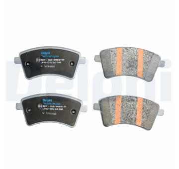 Sada brzdových destiček, kotoučová brzda DELPHI LP5017EV