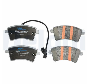 Sada brzdových destiček, kotoučová brzda DELPHI LP5018EV