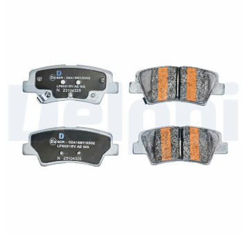 Sada brzdových destiček, kotoučová brzda DELPHI LP5021EV