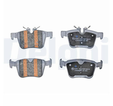 Sada brzdových destiček, kotoučová brzda DELPHI LP5025EV