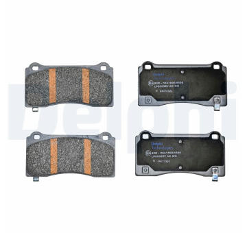 Sada brzdových platničiek kotúčovej brzdy DELPHI LP5033EV