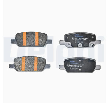 Sada brzdových destiček, parkovací brzda DELPHI LP5034EV